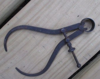 Vintage Starrett Machinist Caliper - 1930s Industrial Tool