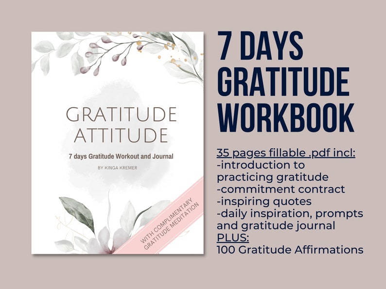 GRATITUDE Journal FREE Meditation image 3