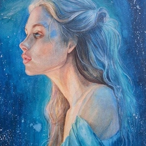 Watercolor portrait