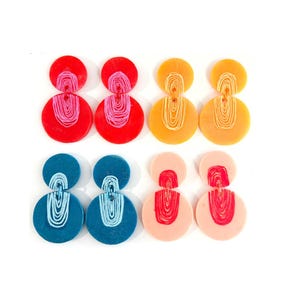 Double Circle Statement Earrings