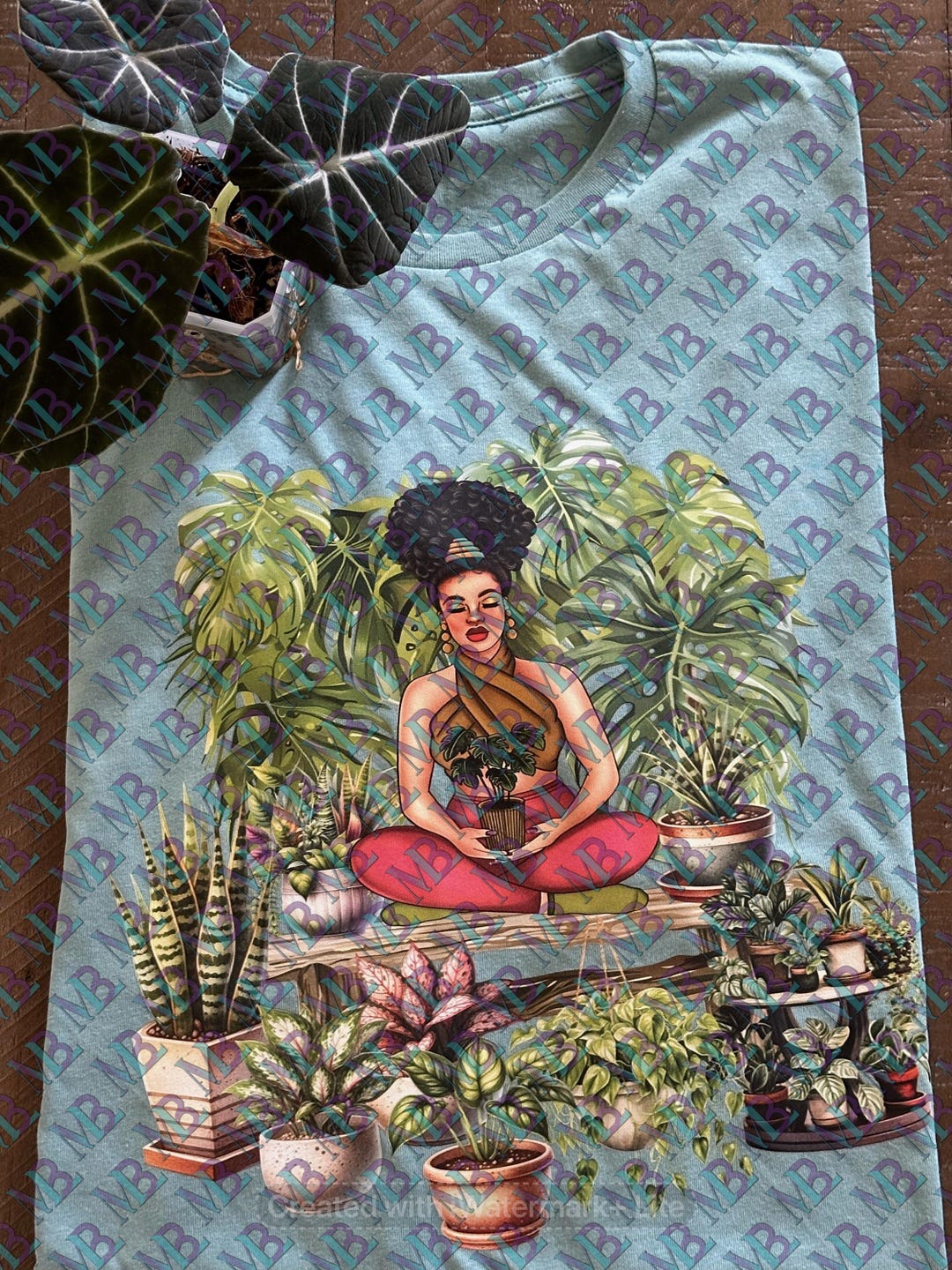GIANNA™ - Plant Art Shirt main image 1