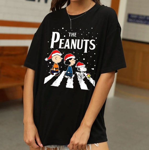 Peanuts Abbey Road Christmas Crewneck Sweatshirt Cute - Etsy Denmark