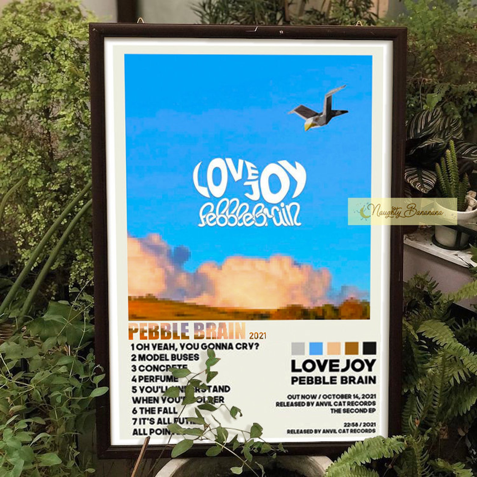 Lovejoy Pebble Brain Album Cover Poster Lovejoy Posters Etsy Hong Kong