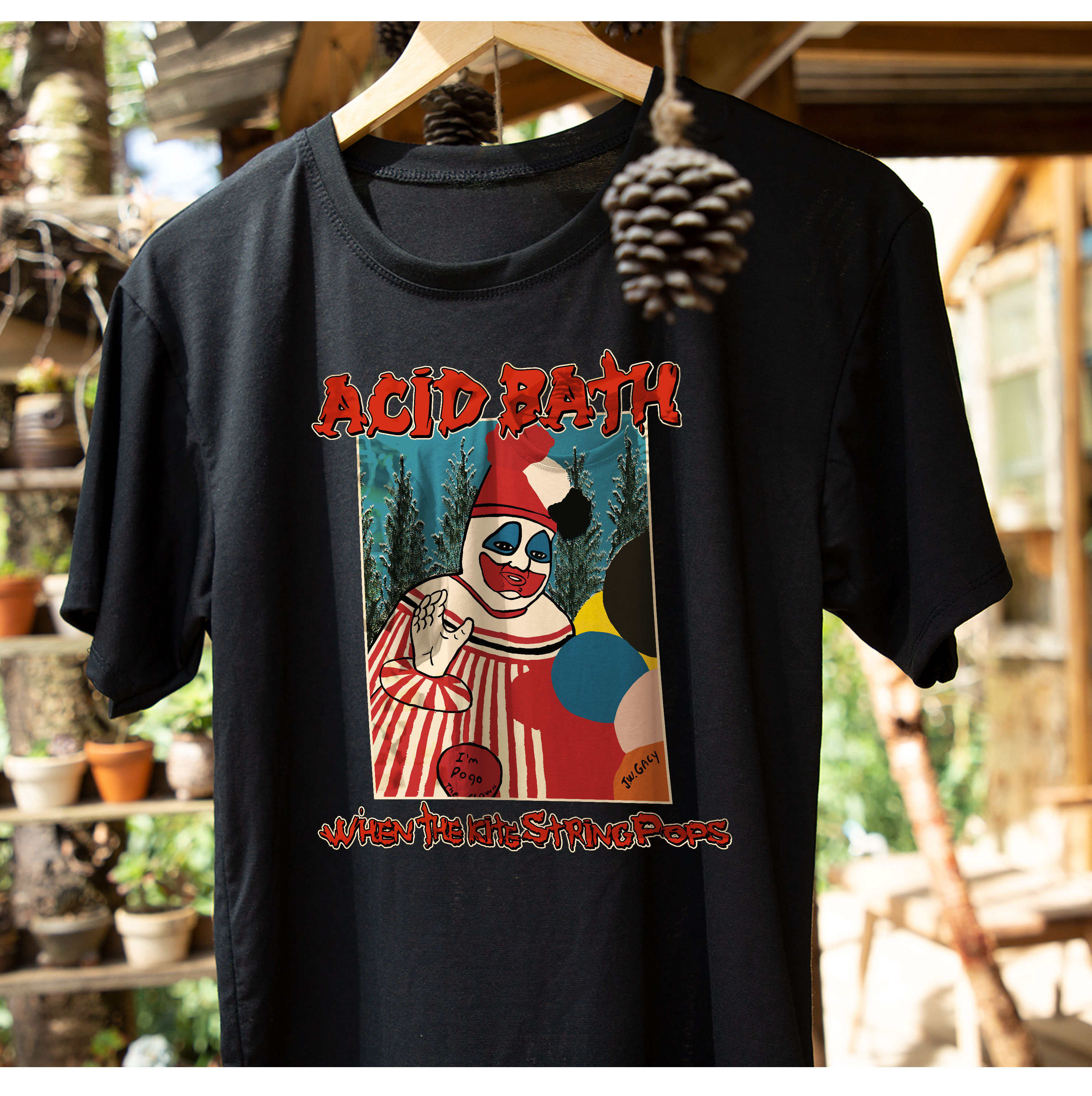 Discover Acid Bath When The Kite String Pops Shirt, Vintage Acid Bath T-shirt