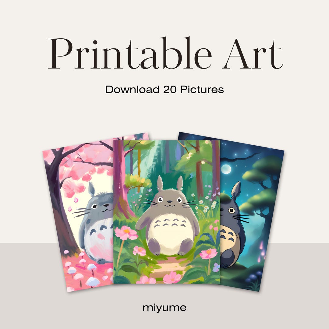 Studio Ghibli Art Prints - Exclusive Totoro Collection & Japanese Wall