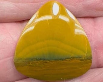 Kabamby Ocean Jasper, Handmade, Natural Gemstone Cabochon (22x22x6mm)