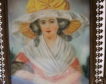 Miniature Portrait Painting 1800's