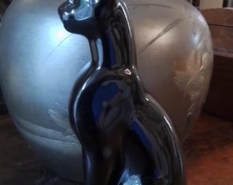 Baccarat Crystal Black Cat