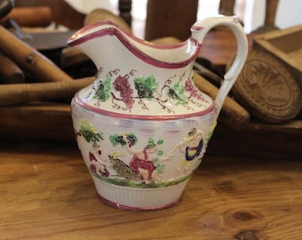 Staffordshire Pearlware Pottery Jug