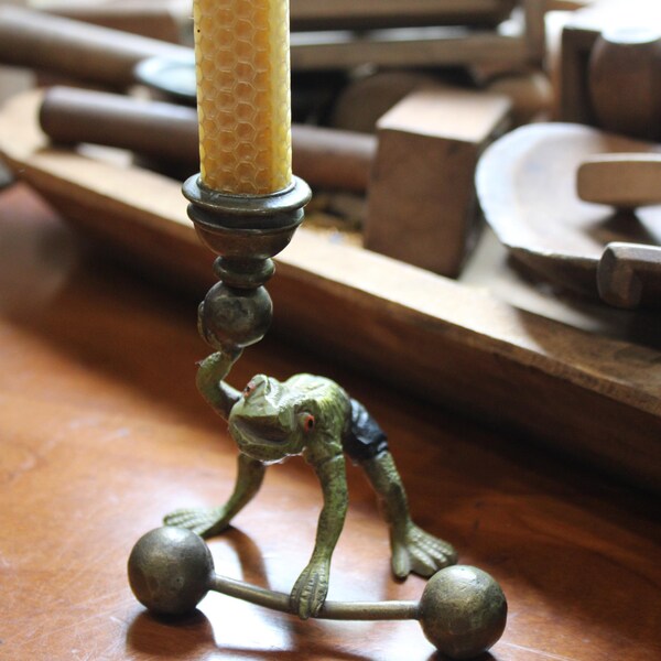Frog Candlestick - Etsy