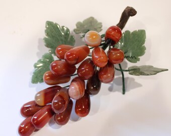 Vintage Agate Grape Cluster