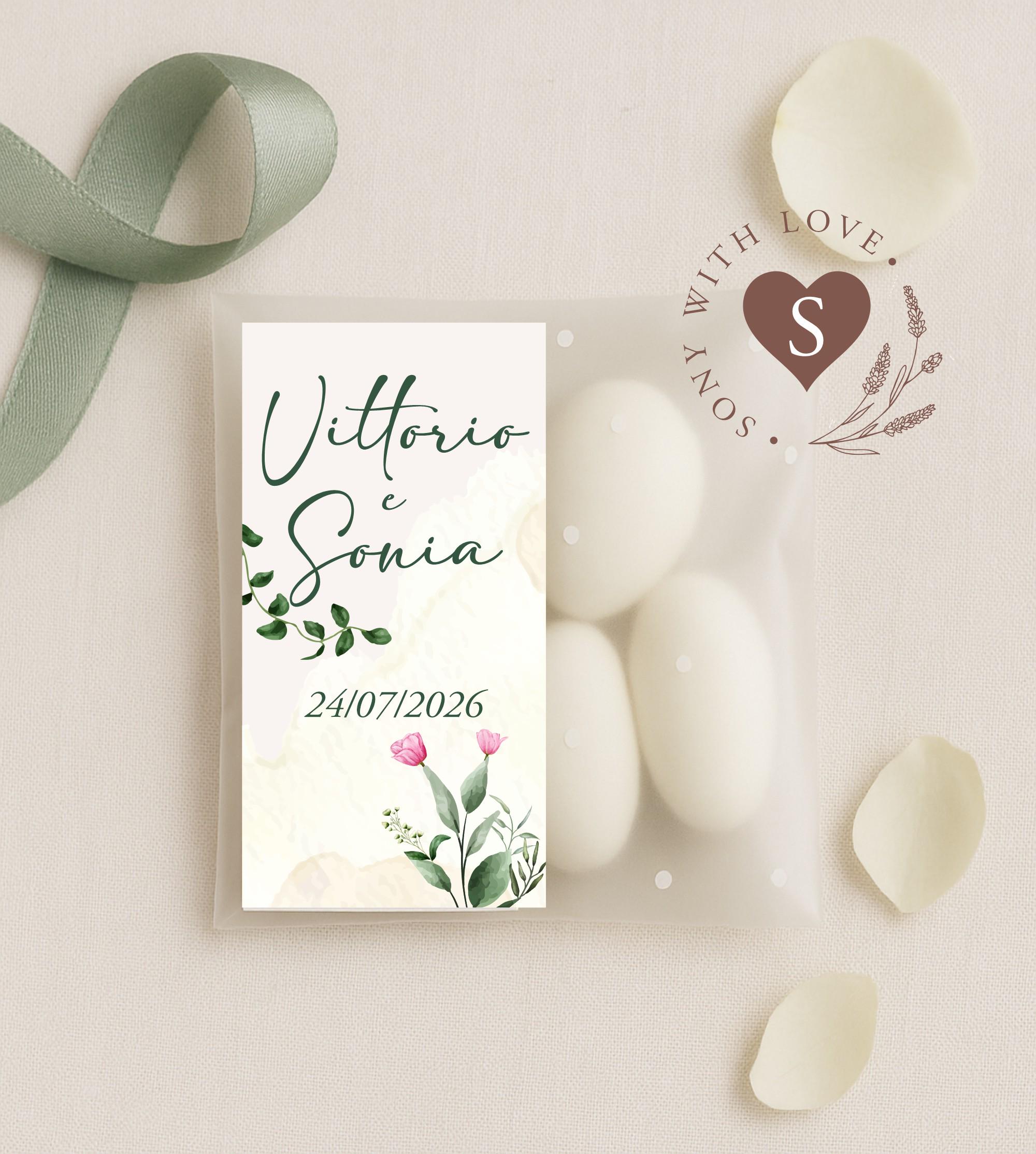 Logbuch-Verlag Segnaposto Rustici Con Cuori E Posate - 50 Pezzi In Cartoncino 250g - 8,5x5,5 Cm - Per Matrimoni, Feste E Anniversari - 3