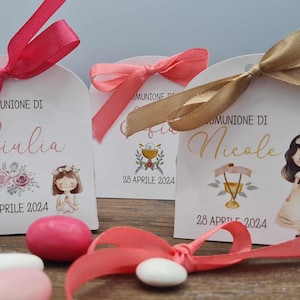 Porta Confetti Fai da Te  Prima Comunione per bambina, Bomboniere Prima Comunione e Cresima