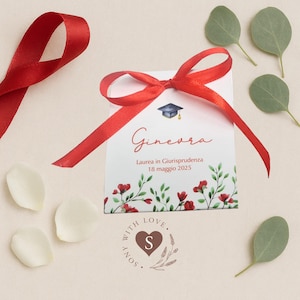 Bomboniera Laurea, Portaconfetti Laurea, Portaconfetti Laurea personalizzati