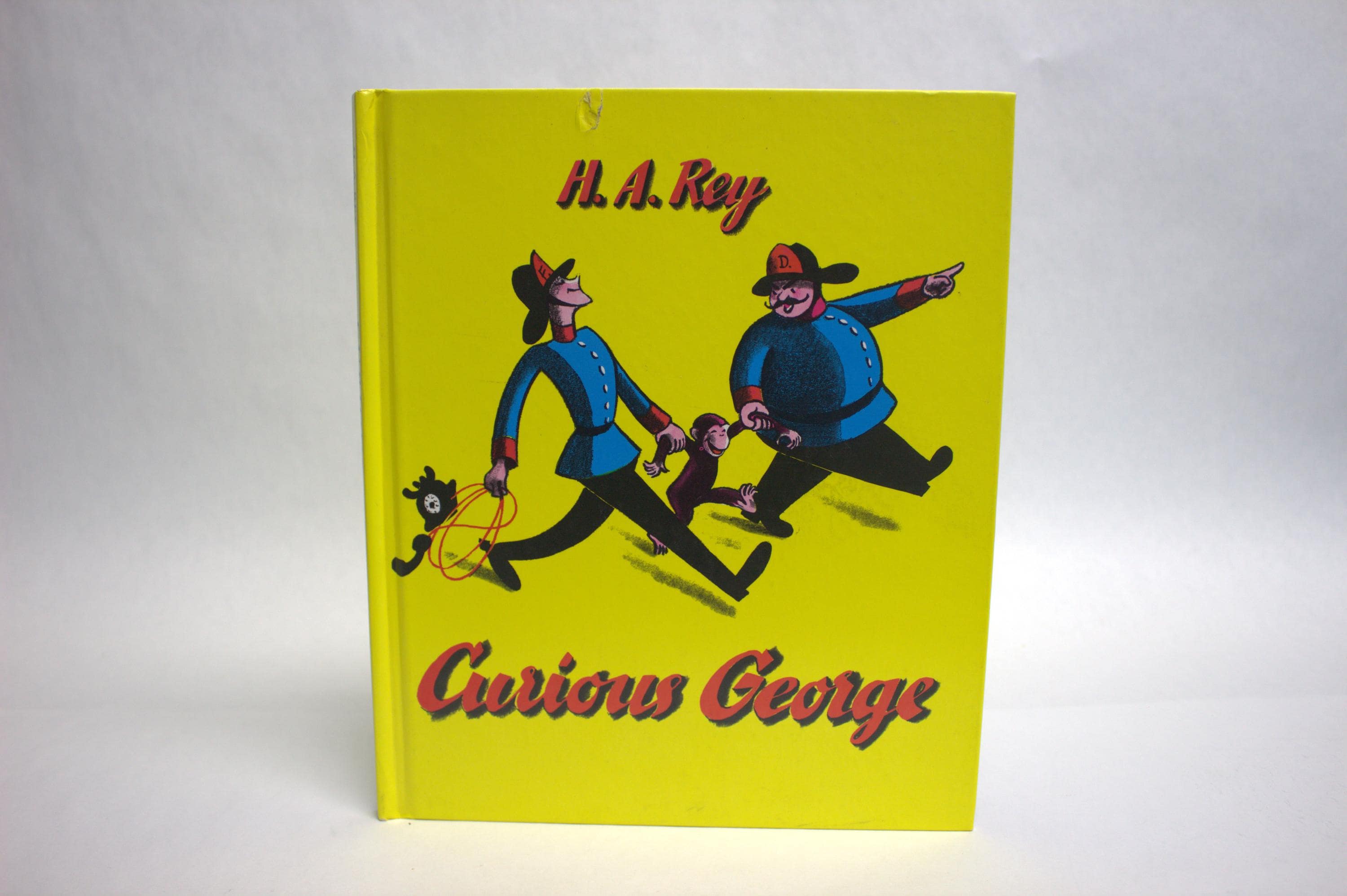 Curious George- Vintage Book-free Shipping-supports Literacy