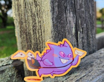 Gengars Delivery Service Sticker