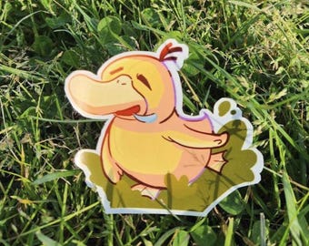 Sleep Walking Psyduck Sticker