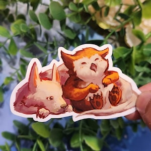 Baldurs gate 3 | OwlBear & Scratch Sticker