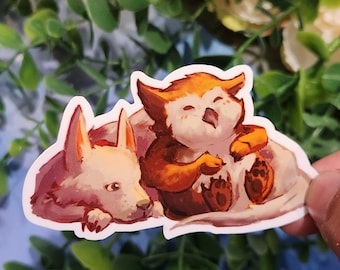 Baldurs gate 3 | OwlBear & Scratch Sticker