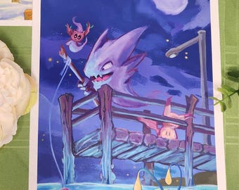 Mini Print |  Pokemon Pier: Haunter
