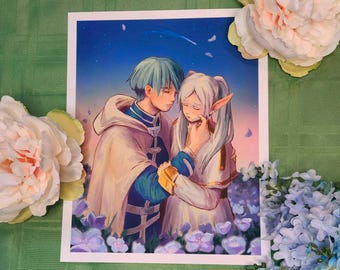 Mini Print | Freiren and Himmel Reunion