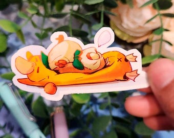 Pokemon Sleeping Rowlet Sticker