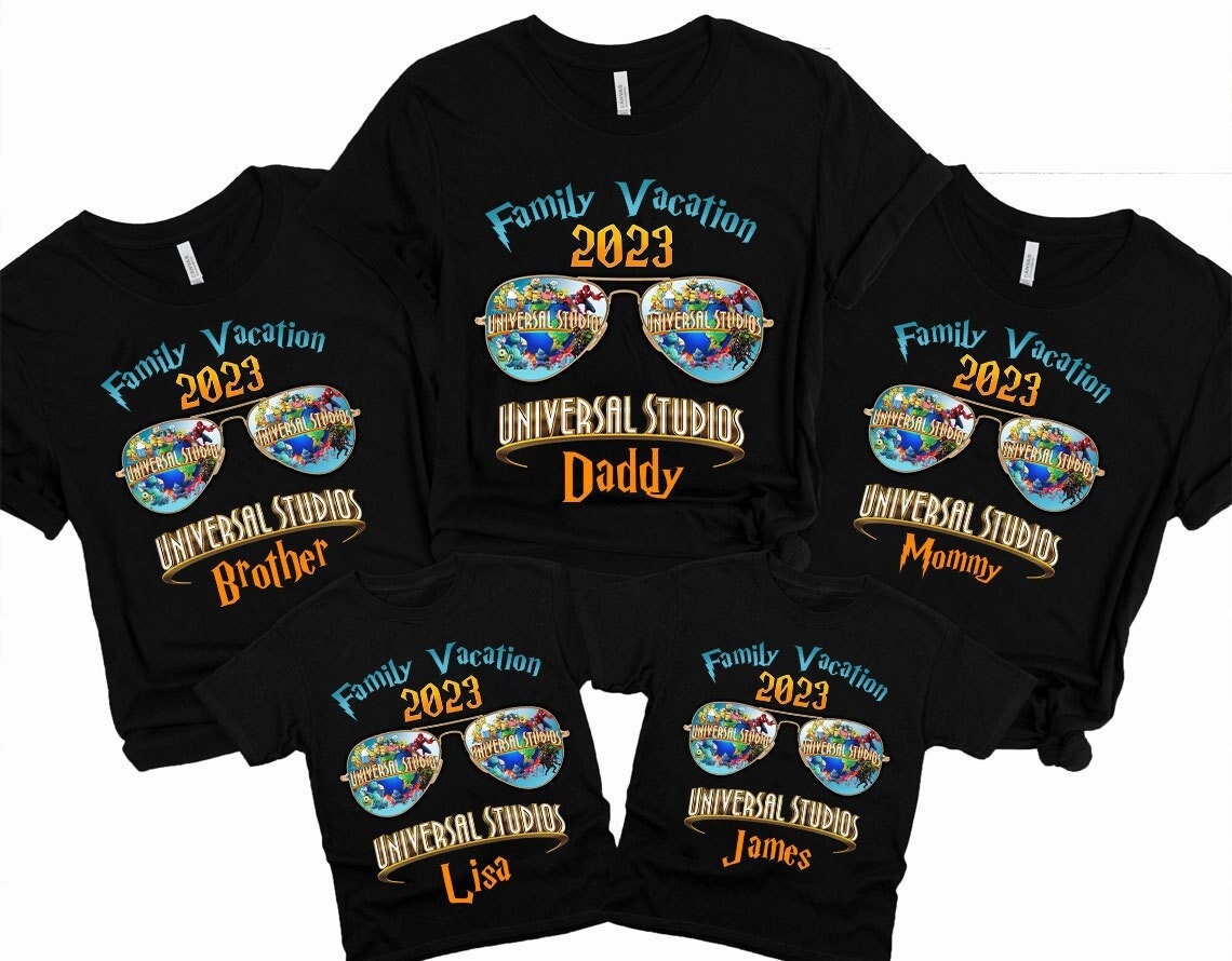 Universal Studios Family Vacation 2023 Shirt, Universal Family Trip