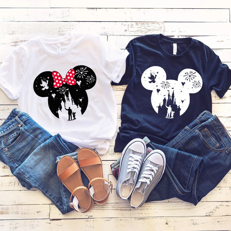 Disney Mickey Minnie Disneyland Matching T-Shirt