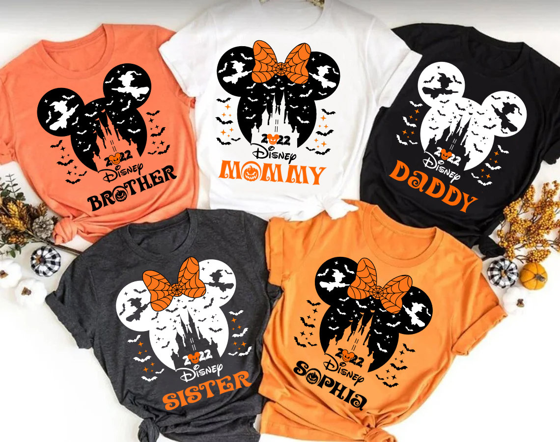 Custom Disney Halloween Family Shirt