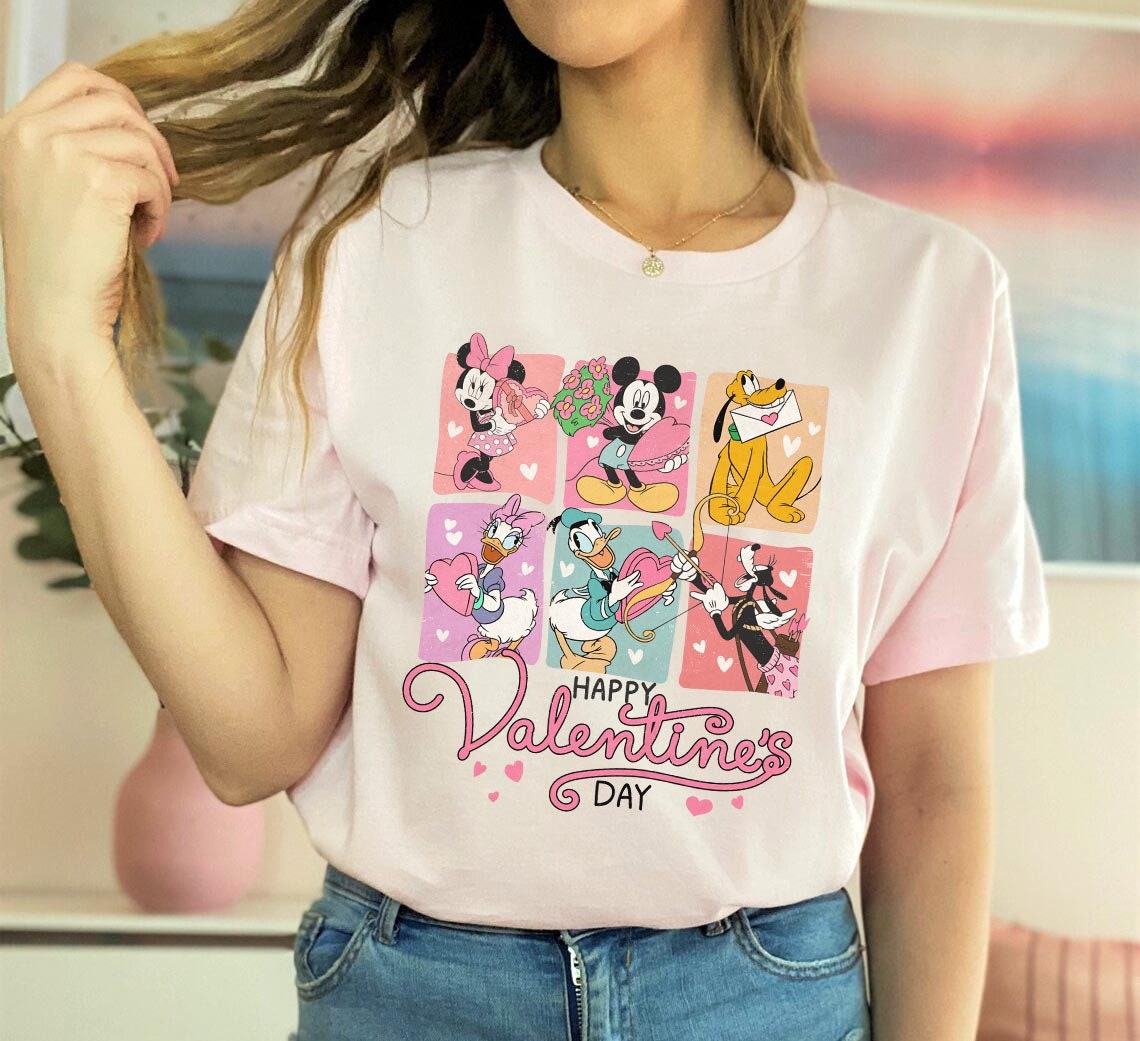 Discover Mickey und Freunde Valentine, Disney Prinzessin Valentine T-Shirt