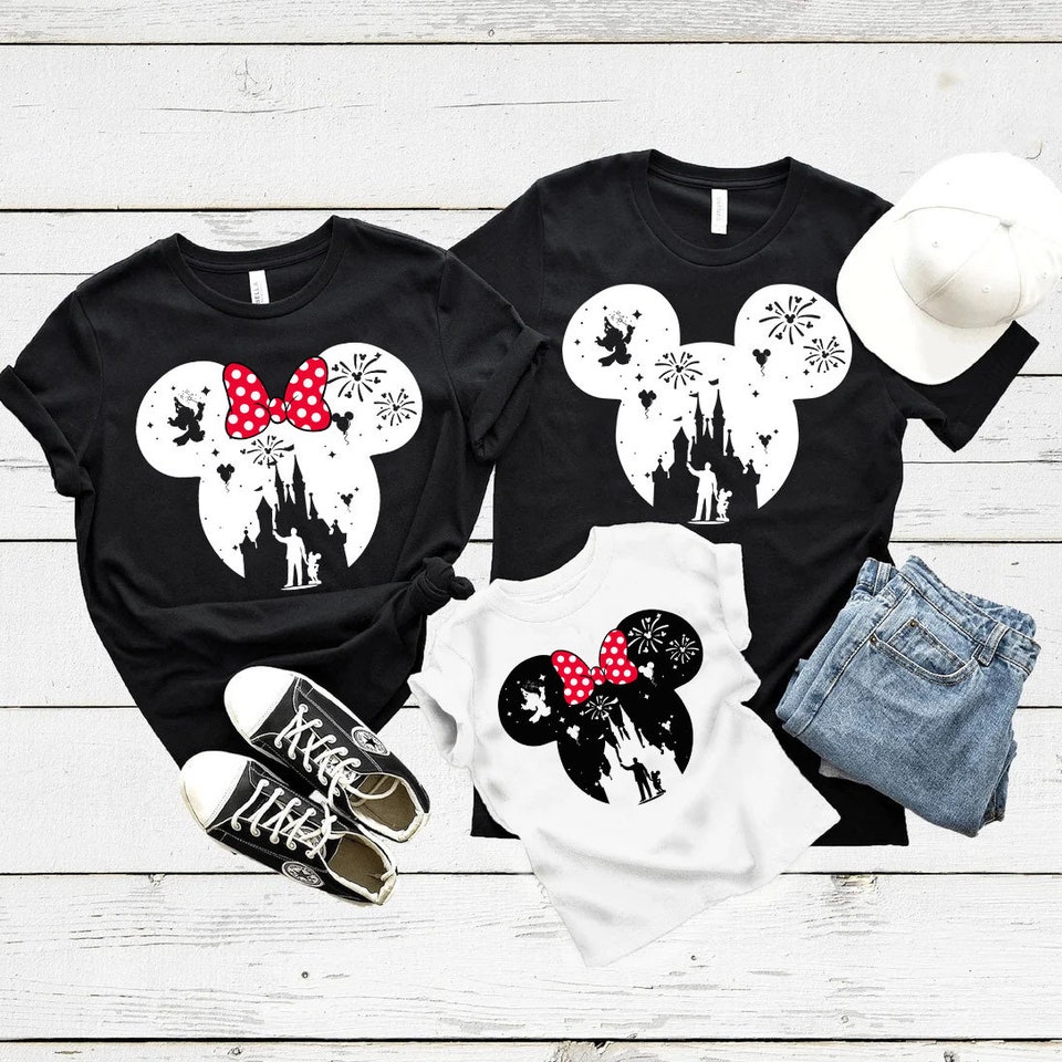 Disney Mickey Minnie Disneyland Matching T-Shirt