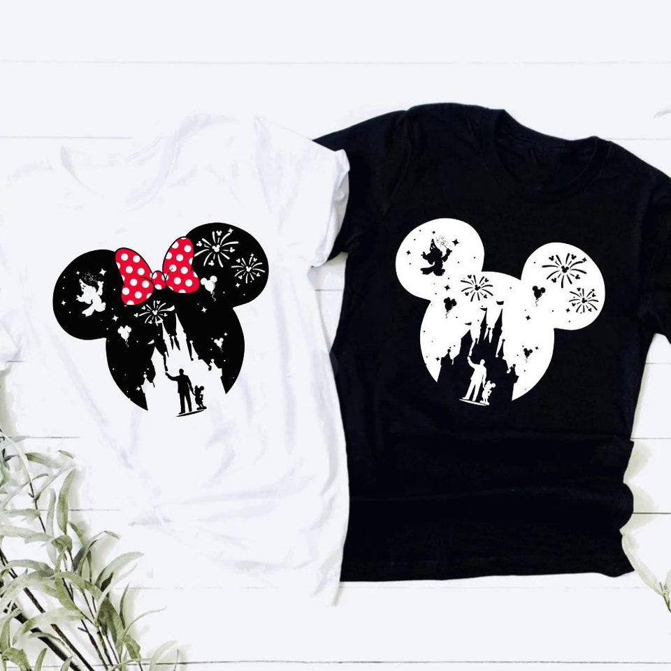 Disney Mickey Minnie Disneyland Matching T-Shirt