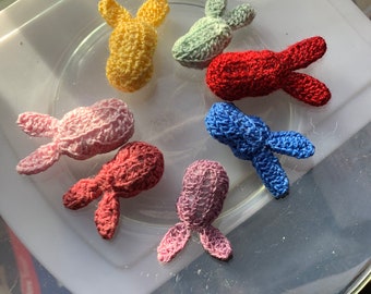 Miniature Crocheted Easter Peeps / Miniature Easter Bunnies/Baby Easter Bunnies