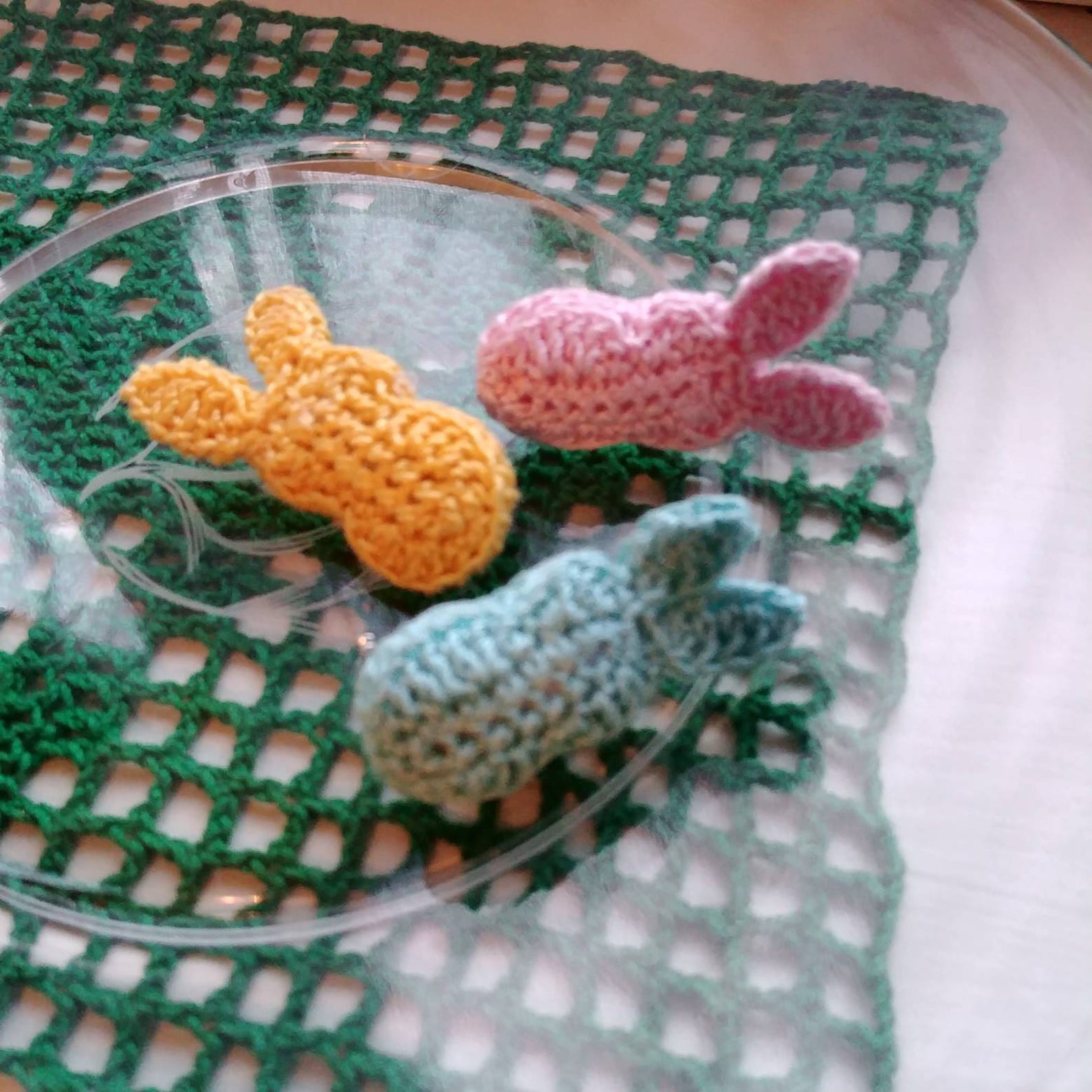 Miniature Crocheted Easter Bunny Pins/baby Easter Bunny Pins Etsy