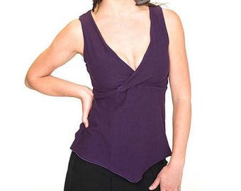 Yoga Tank Top, Tunic, festival clothing top - VENUS TANK - stretch, dance wear