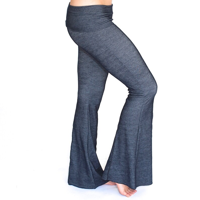 fold waist yoga pants