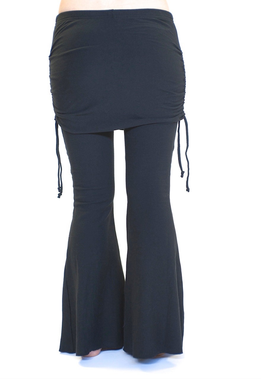 Yoga/dance Pants With Attached Skirt ROCKSTAR FLARES Etsy