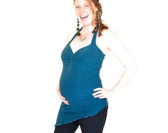 Maternity clothes - Yoga and Dance top, FAIRY TUNIC-  Asymmetric tank top - tunic, festival clothing