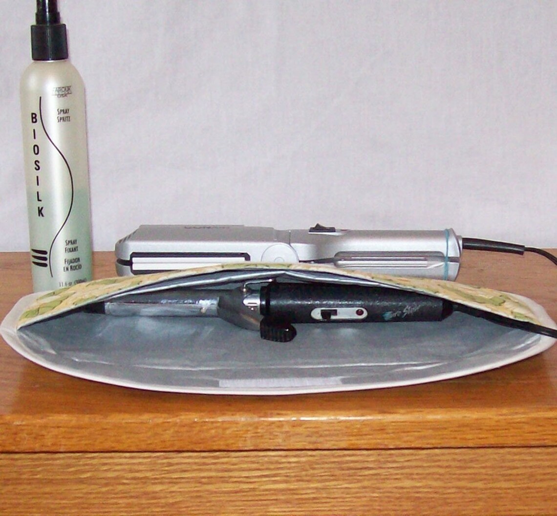 Curling Iron Case / Flat Iron Cover for Travel insulated Amy Etsy