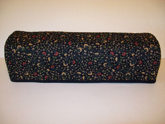 Quilted Dust Cover/ Cricut Explore / Air 2/ Expression/ Easy Press/ Maker/  Scan N Cut/ Machine Protector/ Orange & Yellow Floral On Black