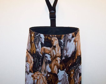 Car Litter Bag // Auto Litter Bag // Auto Trash Bag // Stay Open Design! // Horses