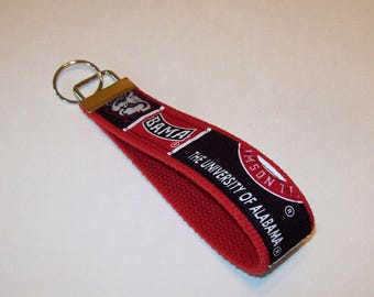 Key Fob Wristlet - Key Chain - Key Ring - Alabama Crimson Tide - Roll Tide!