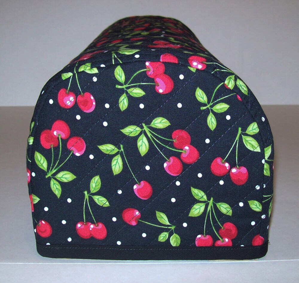 Cricut Dust Cover / Brother Scan-N-Cut Cover / Maker / Custom Quilted By  nstitches4u / Cherries On Black