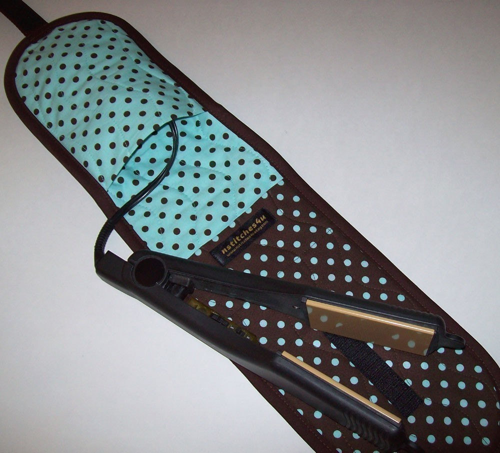 Curling Iron Case Flat Iron Cover insulated for Travel Etsy