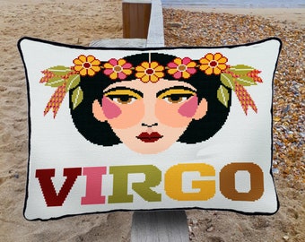 Virgo cross stitch kit - large