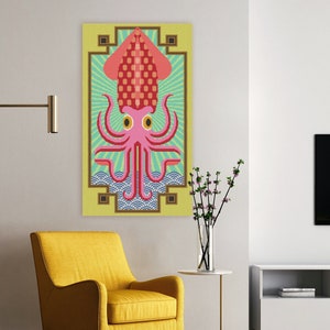 Ruby the Giant Squid cross stitch kit