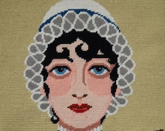 Jane Austen needlepoint kit