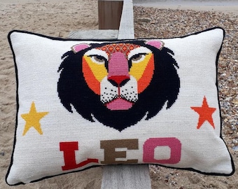 Leo cross stitch kit - large