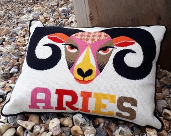 Aries cross stitch kit - small