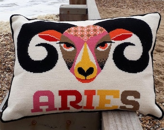 Aries cross stitch kit - large